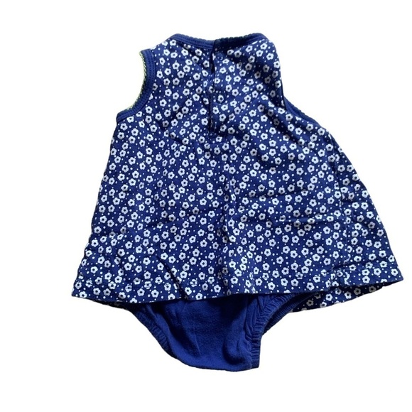 JUST ONE YOU by CARTER’S Blue Peplum Sleeveless Sunsuit size 3 months - Picture 2 of 3